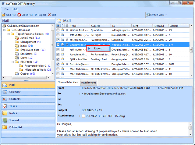 OST Files Converter Software 4.4